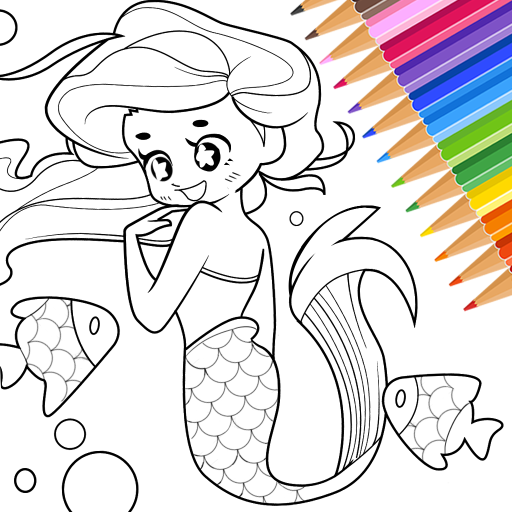 Mermaid Coloring:Mermaid games APK for Android Download 